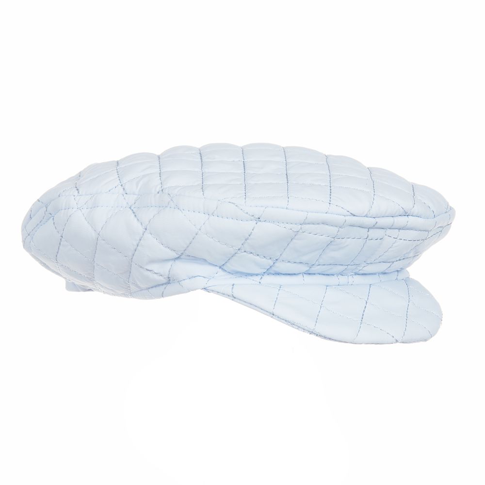 Mintini Baby - Baby Boys Blue Quilted Hat | Childrensalon