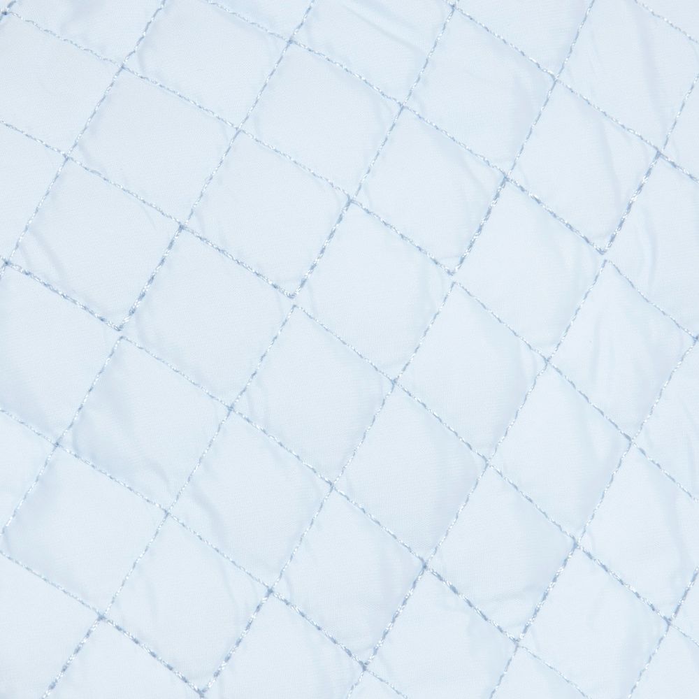 Mintini Baby-Baby Boys Blue Quilted Hat | Childrensalon Outlet