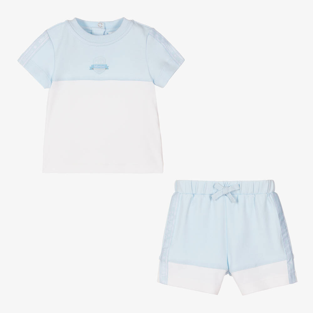 Mintini Baby - Baby Boys Cotton Shorts Set | Childrensalon Outlet