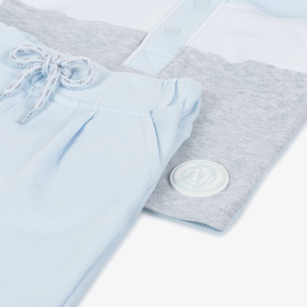 مينتيني بيبي-Baby Boys Cotton Trouser Set | Childrensalon Outlet