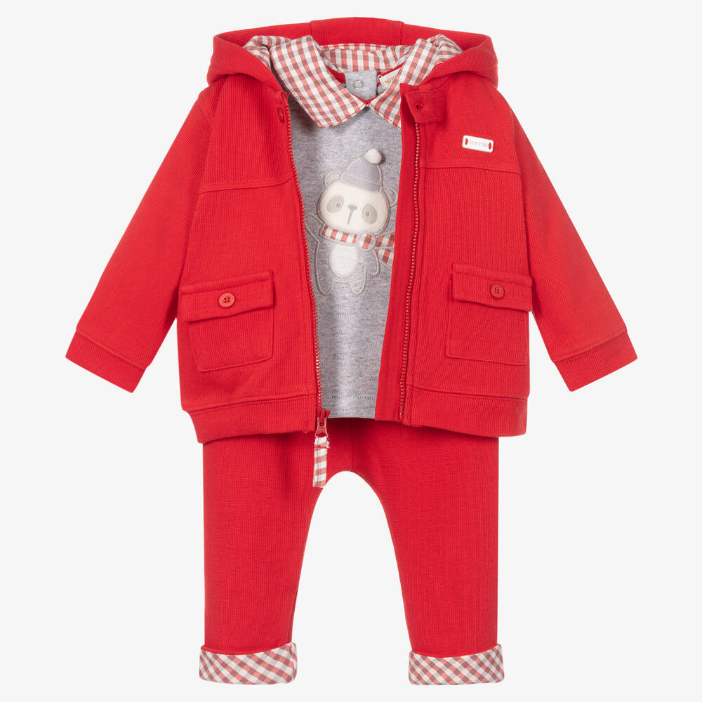 Baby Boys Red Tracksuit
