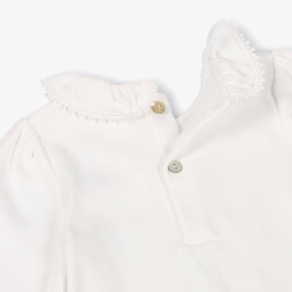 Mintini Baby-Baby Girls Beige Corduroy Shorts Set | Childrensalon Outlet