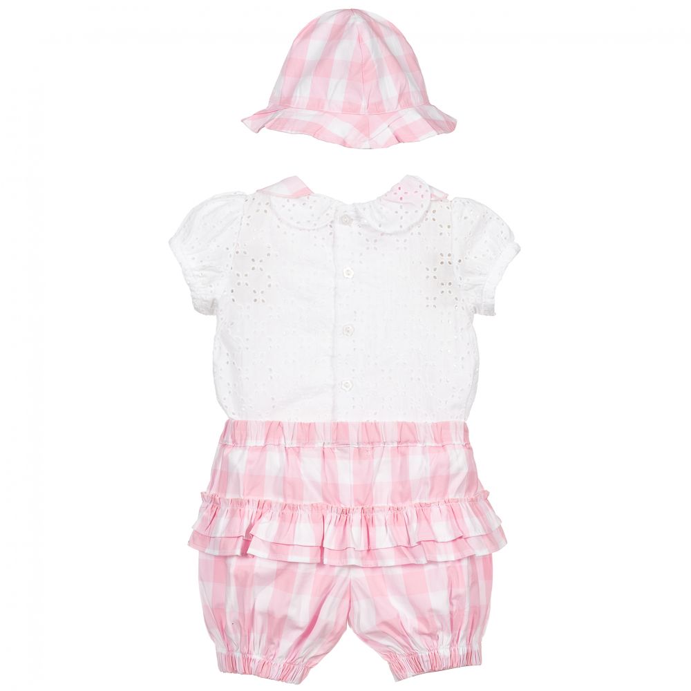 Mintini Baby-Baby Girls Cotton Shorts Set | Childrensalon Outlet