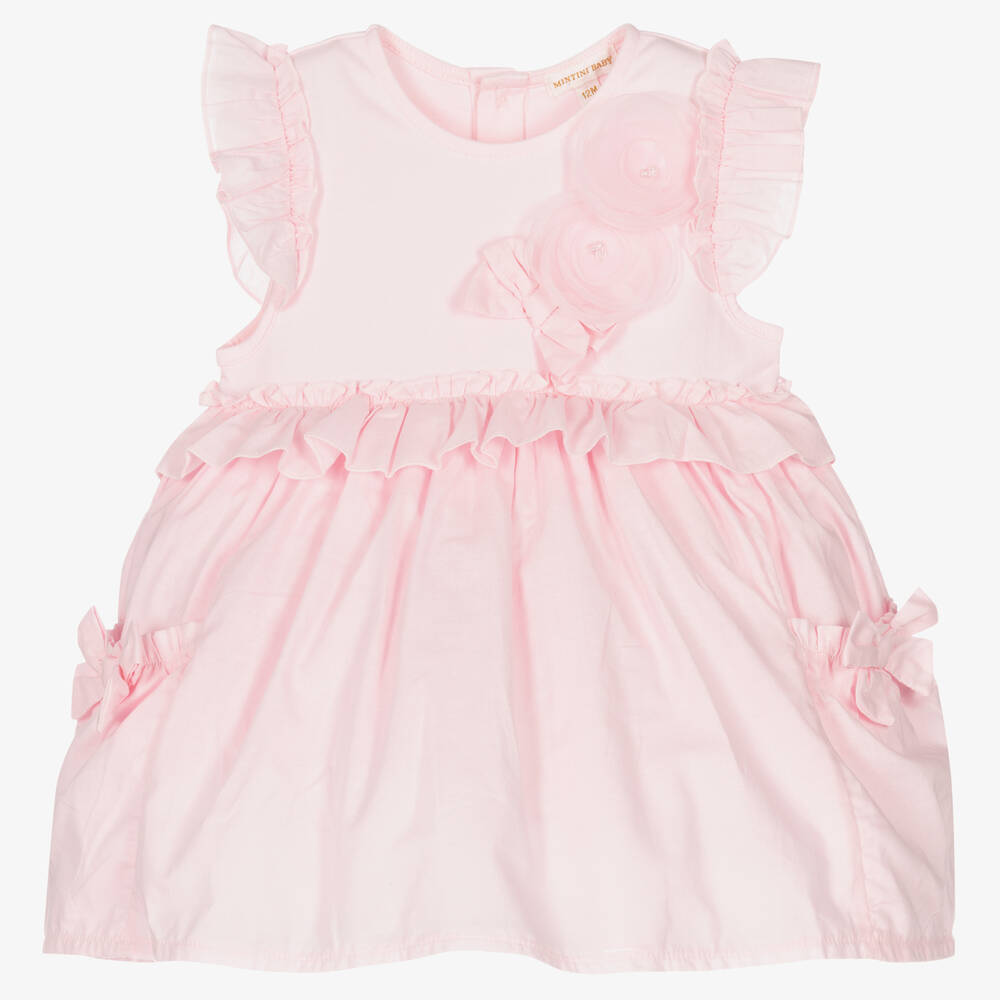 Light pink 2025 cotton dress