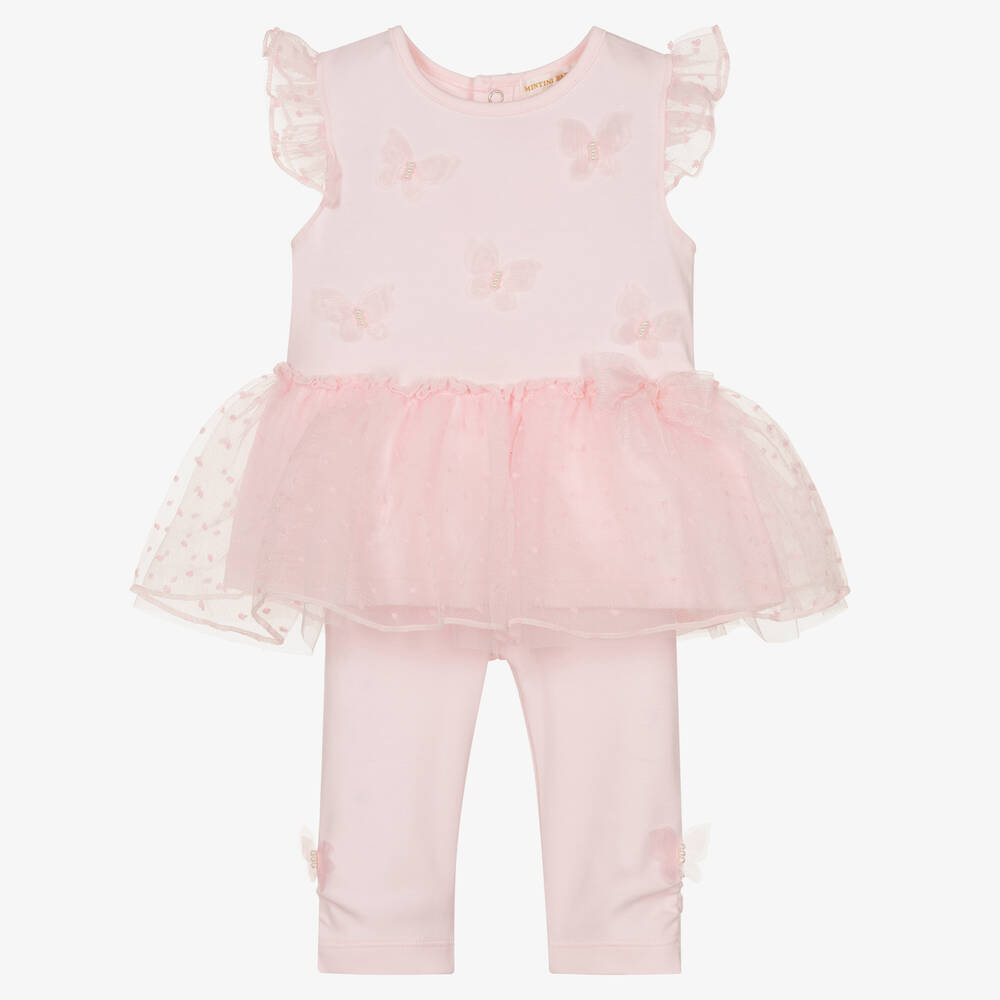 Baby dress and online leggings set