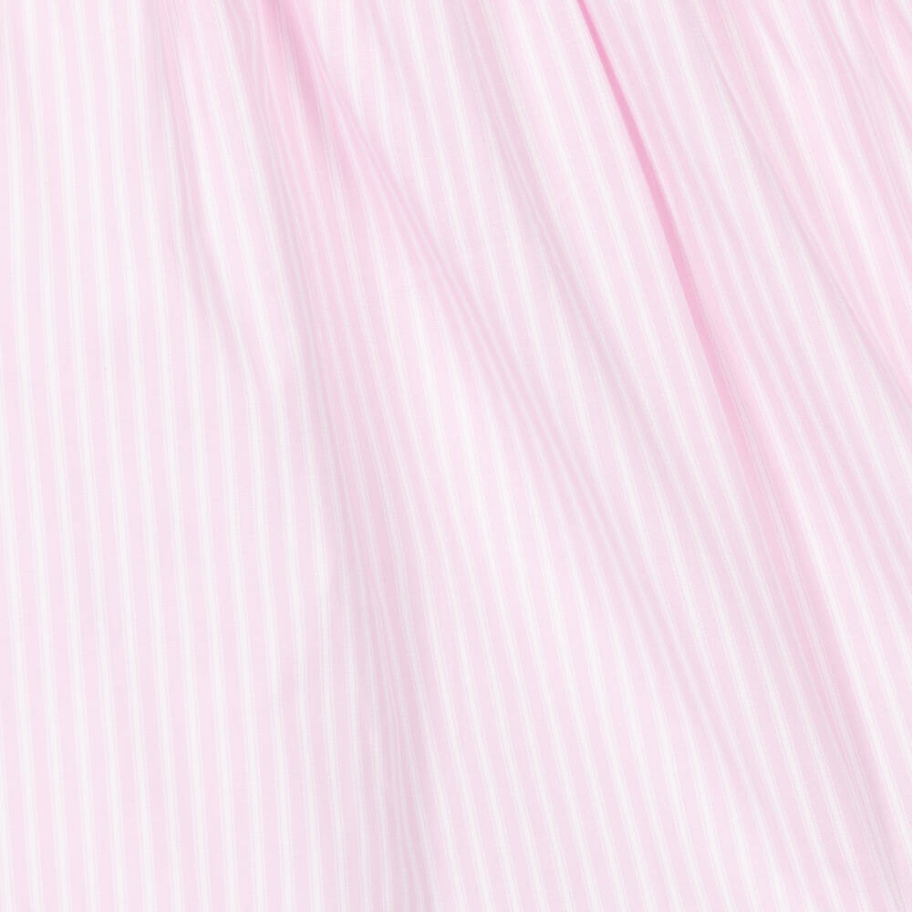 Mintini Baby-Baby Girls Pink Striped Cotton Shortie | Childrensalon Outlet