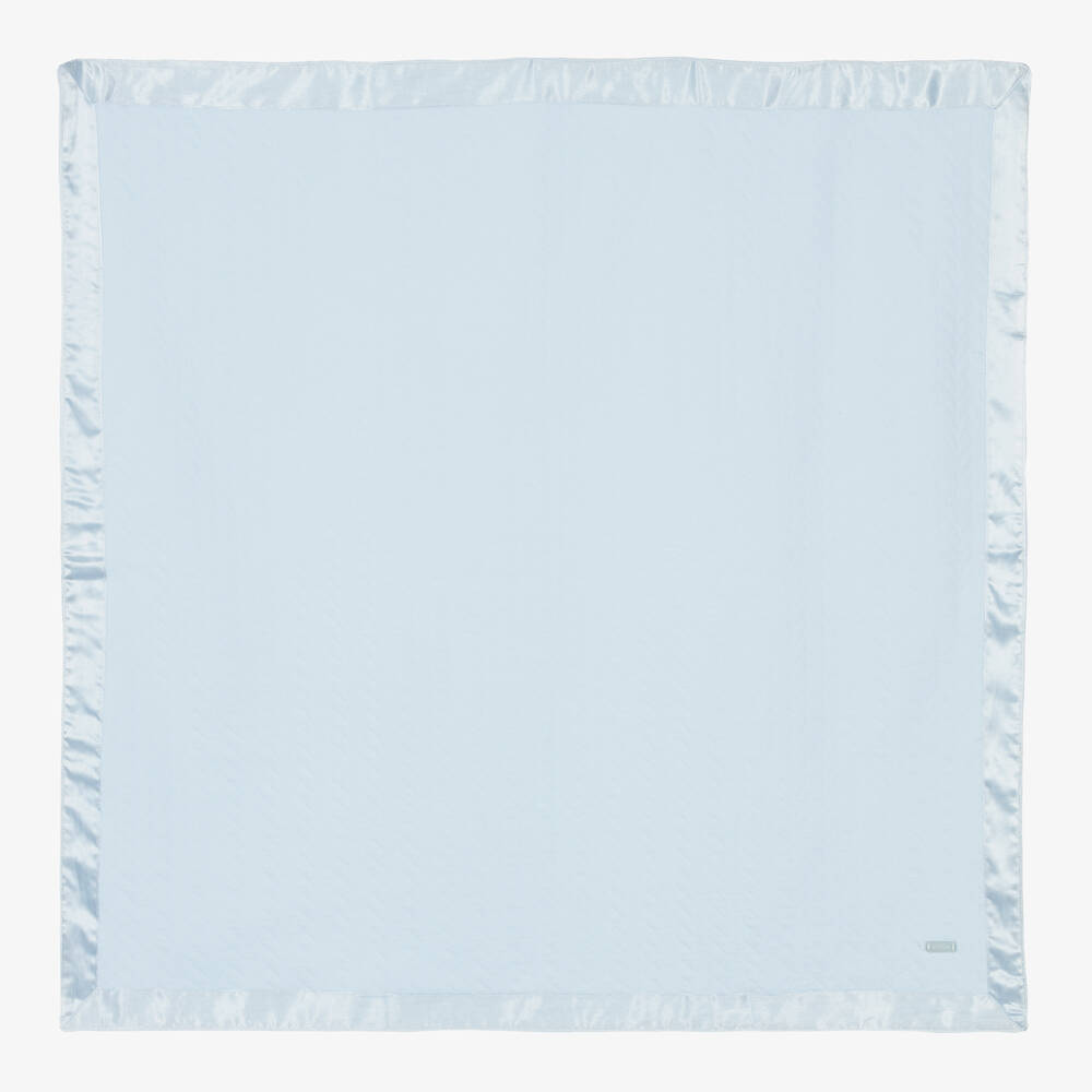 Mintini Baby - Blue Cotton Baby Blanket (76cm) | Childrensalon