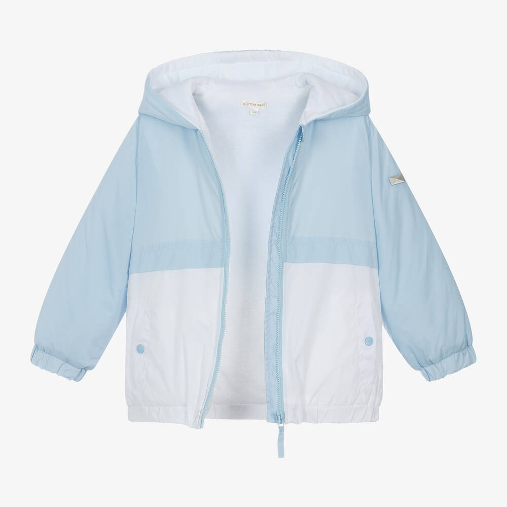 Mintini Baby-Boys Blue Padded Jacket | Childrensalon Outlet