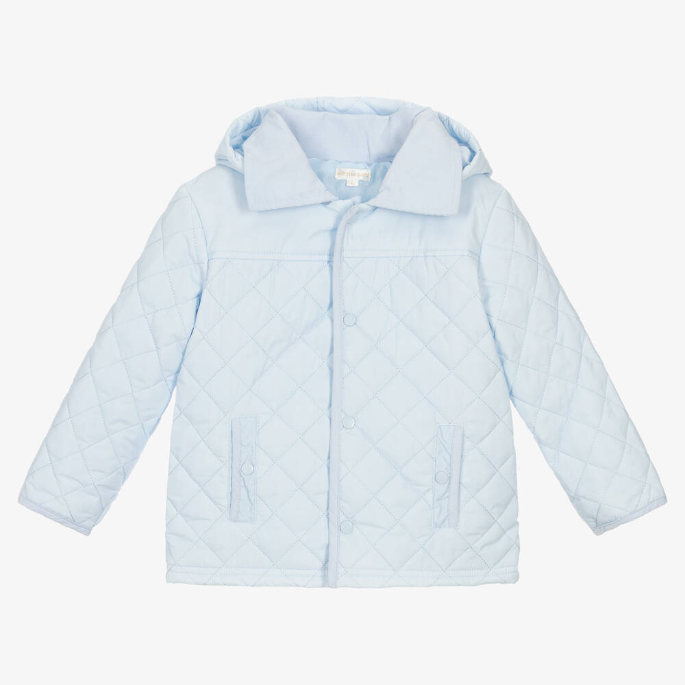 Baby blue cheap quilted jacket