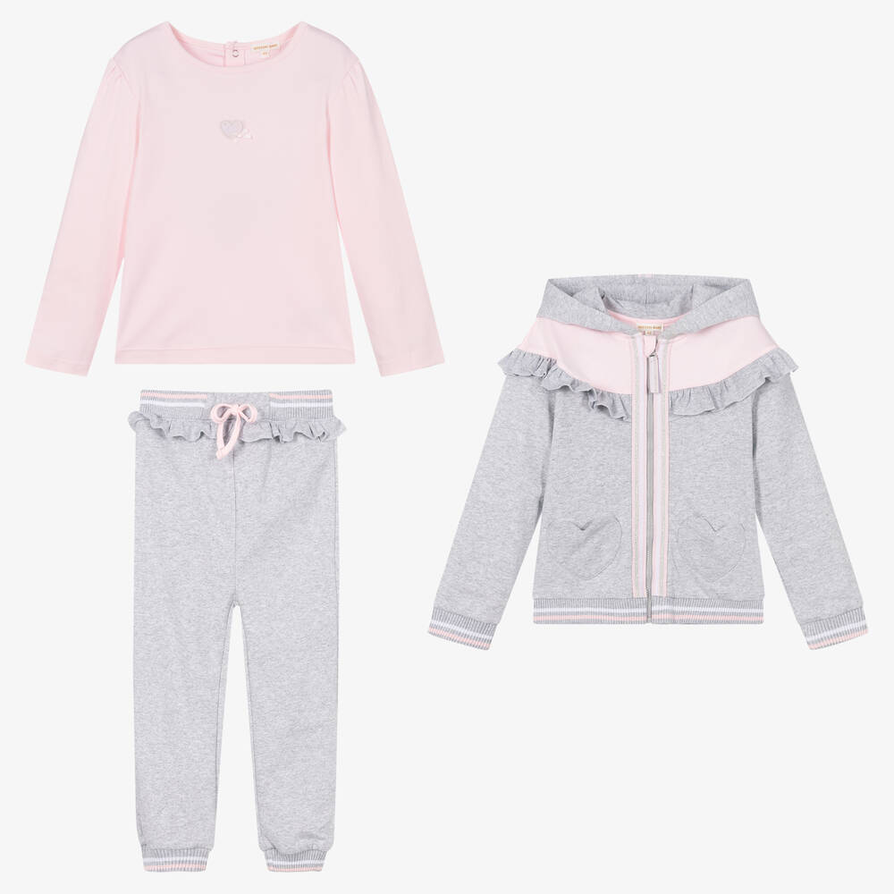 Baby girl sales grey tracksuit