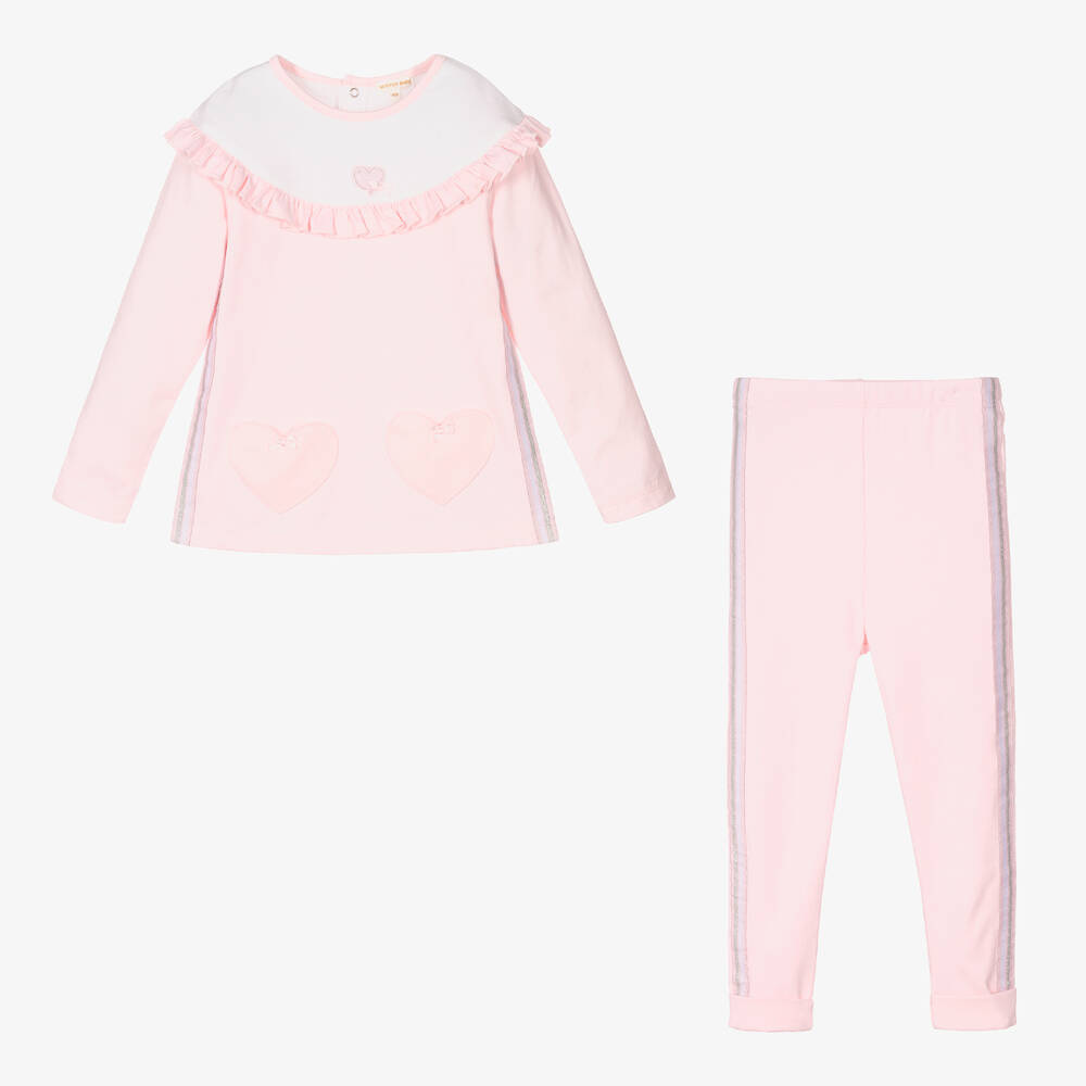 Baby girl top and leggings set discount