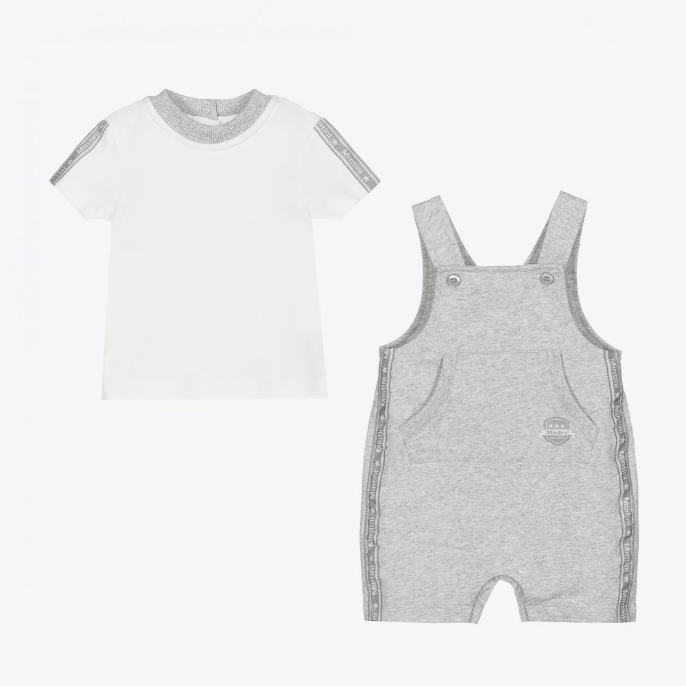 Baby dungaree shorts clearance
