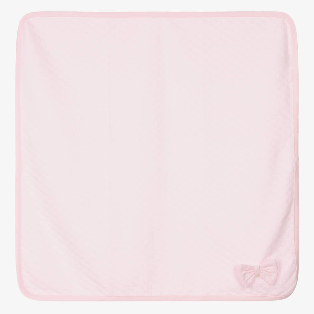 Mintini Baby - Pink Jersey Blanket (77cm) | Childrensalon