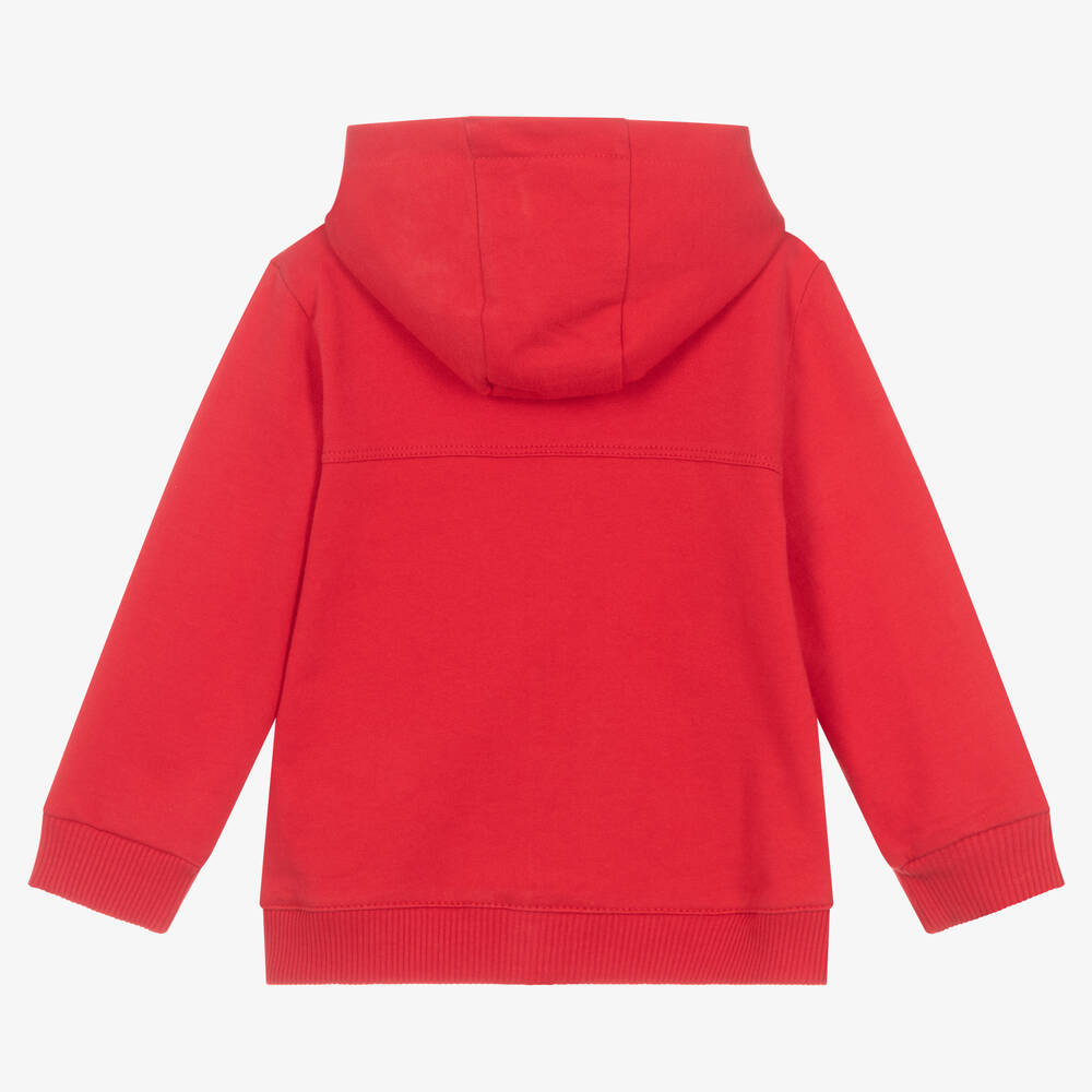 Mintini Baby Red Cotton Jersey Baby Jacket Childrensalon Outlet