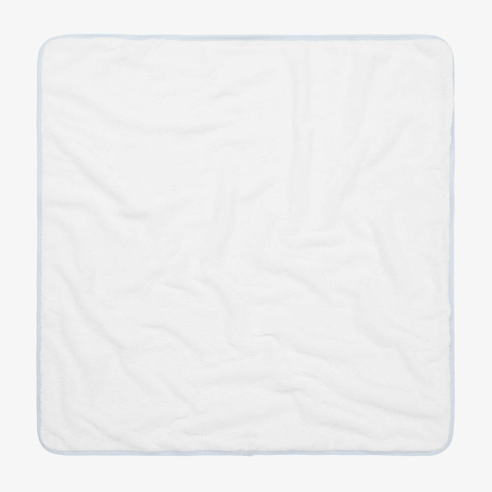 Minutus-Blue Cotton Skin To Skin Blanket & Hat Set | Childrensalon Outlet