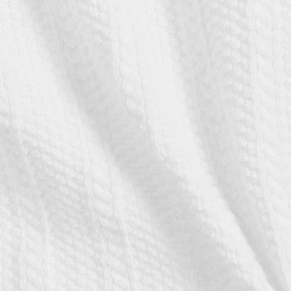 Minutus-كارديغان أبيض محبوك من القطن النقي للرضع | Childrensalon Outlet