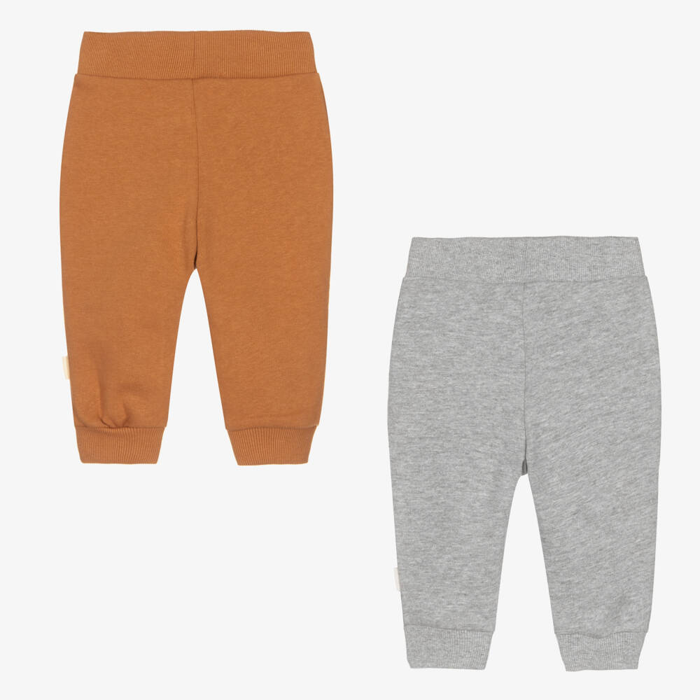 Minymo-Коричневые и серые джоггеры (2пары) | Childrensalon Outlet