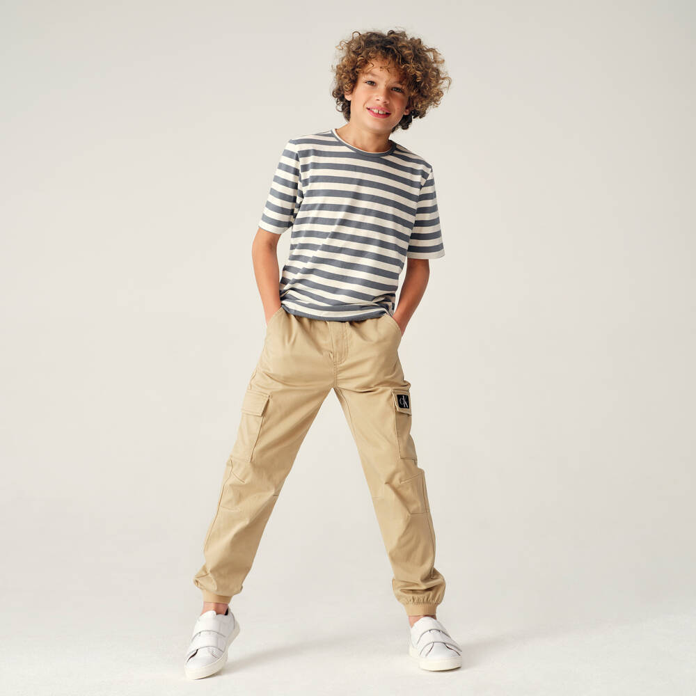 Minymo-Boys Classic Stripe Tee Duo | Childrensalon Outlet