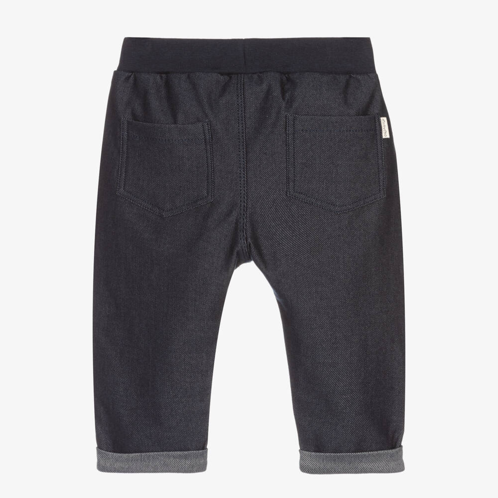 Minymo-بنطلون مزيج قطن لون كحلي للمواليد | Childrensalon Outlet