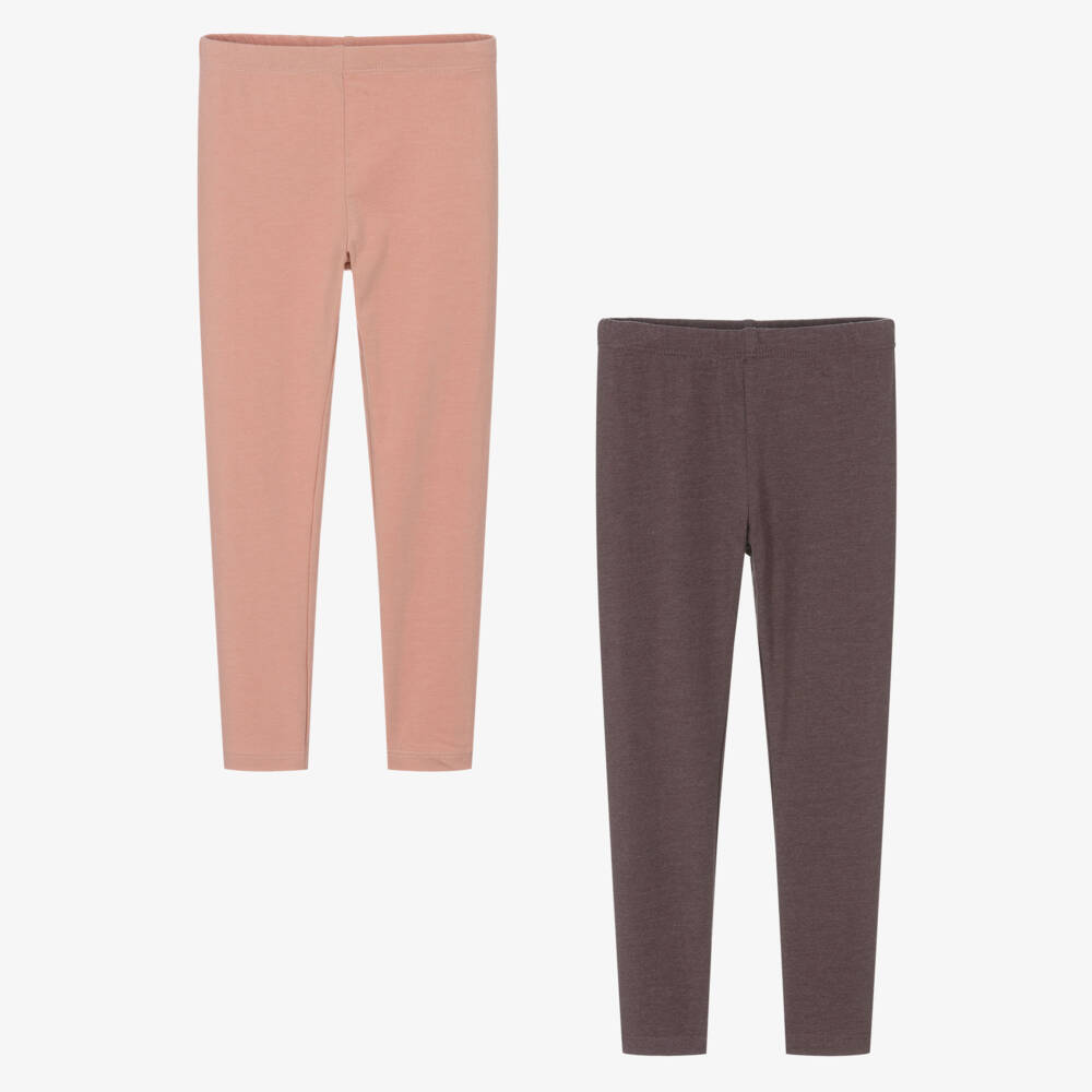 Minymo-Мягкие розовые и красные леггинсы для девочек | Childrensalon Outlet