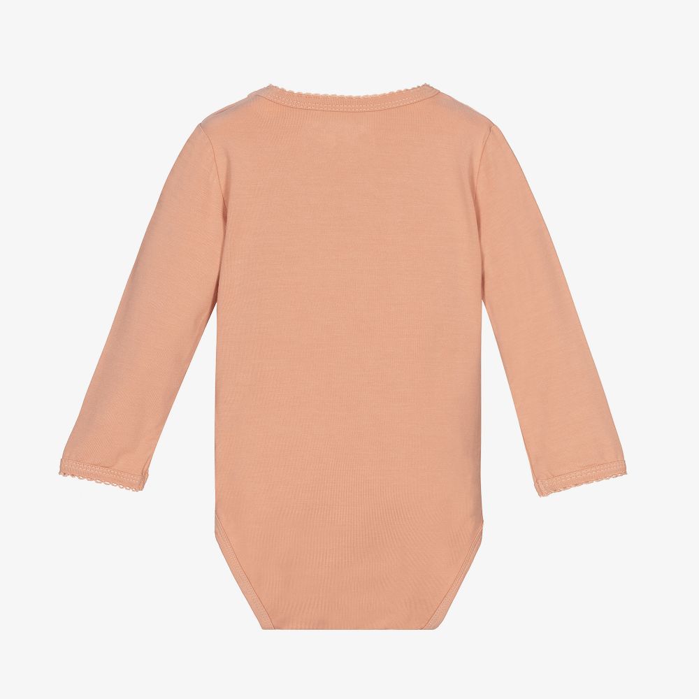 Minymo-Pink Bamboo Bodyvest | Childrensalon Outlet