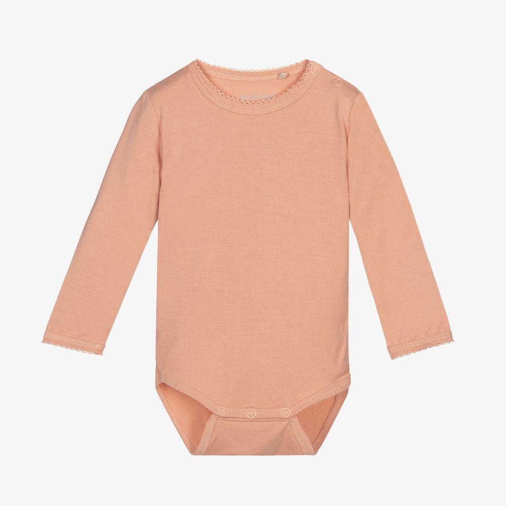 Minymo-Pink Bamboo Bodyvest | Childrensalon Outlet
