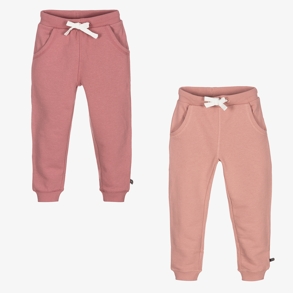 Minymo - Pink Joggers (2 Pack) | Childrensalon