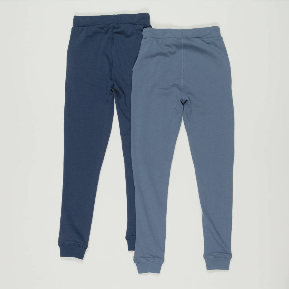 Minymo-Preloved 2 Pack of Blue Cotton Joggers (10 years) | Childrensalon Outlet