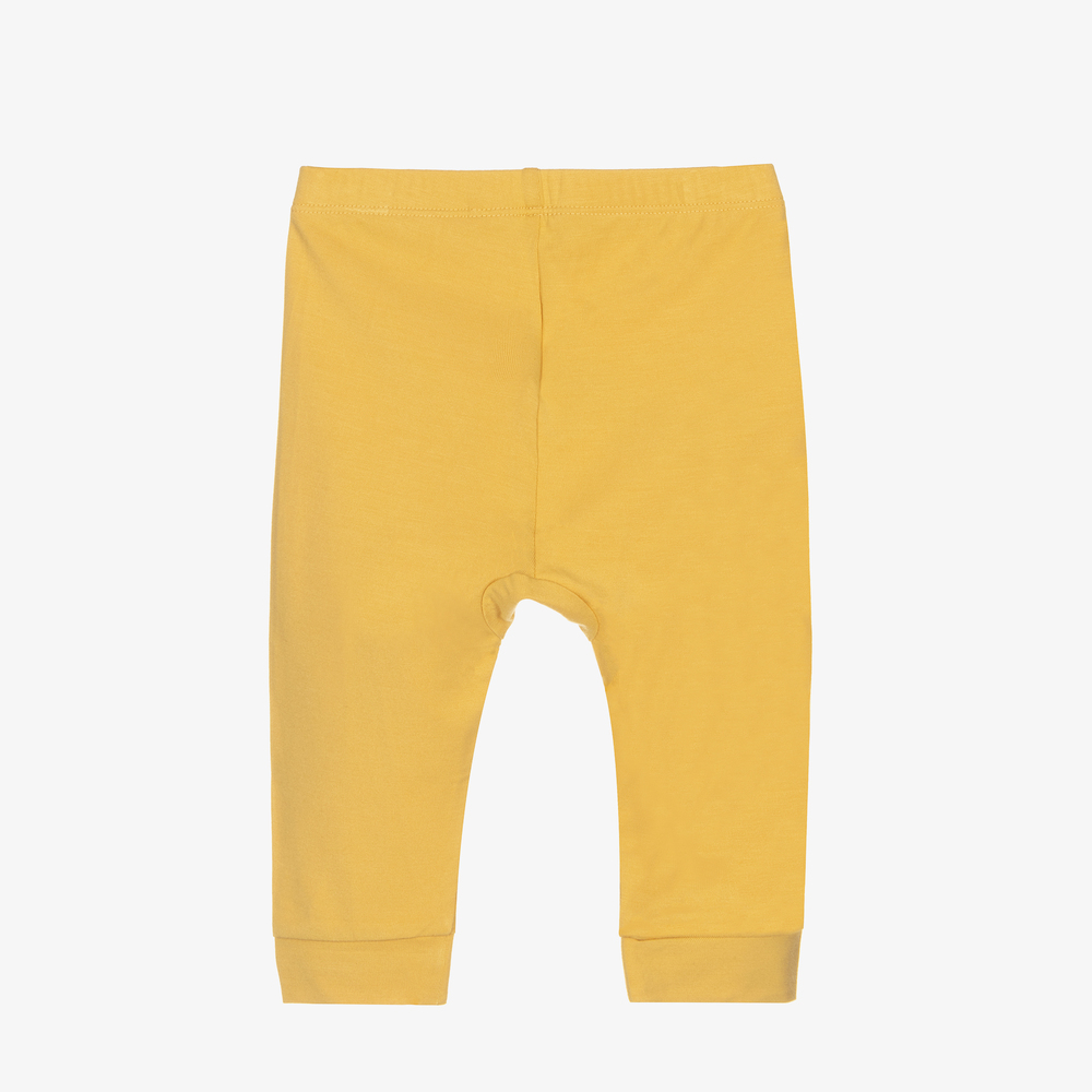 Yellow leggings baby top