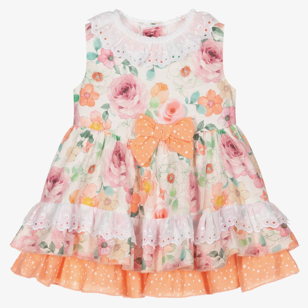 Miranda - Geblümtes Babykleid-Set (M) | Childrensalon