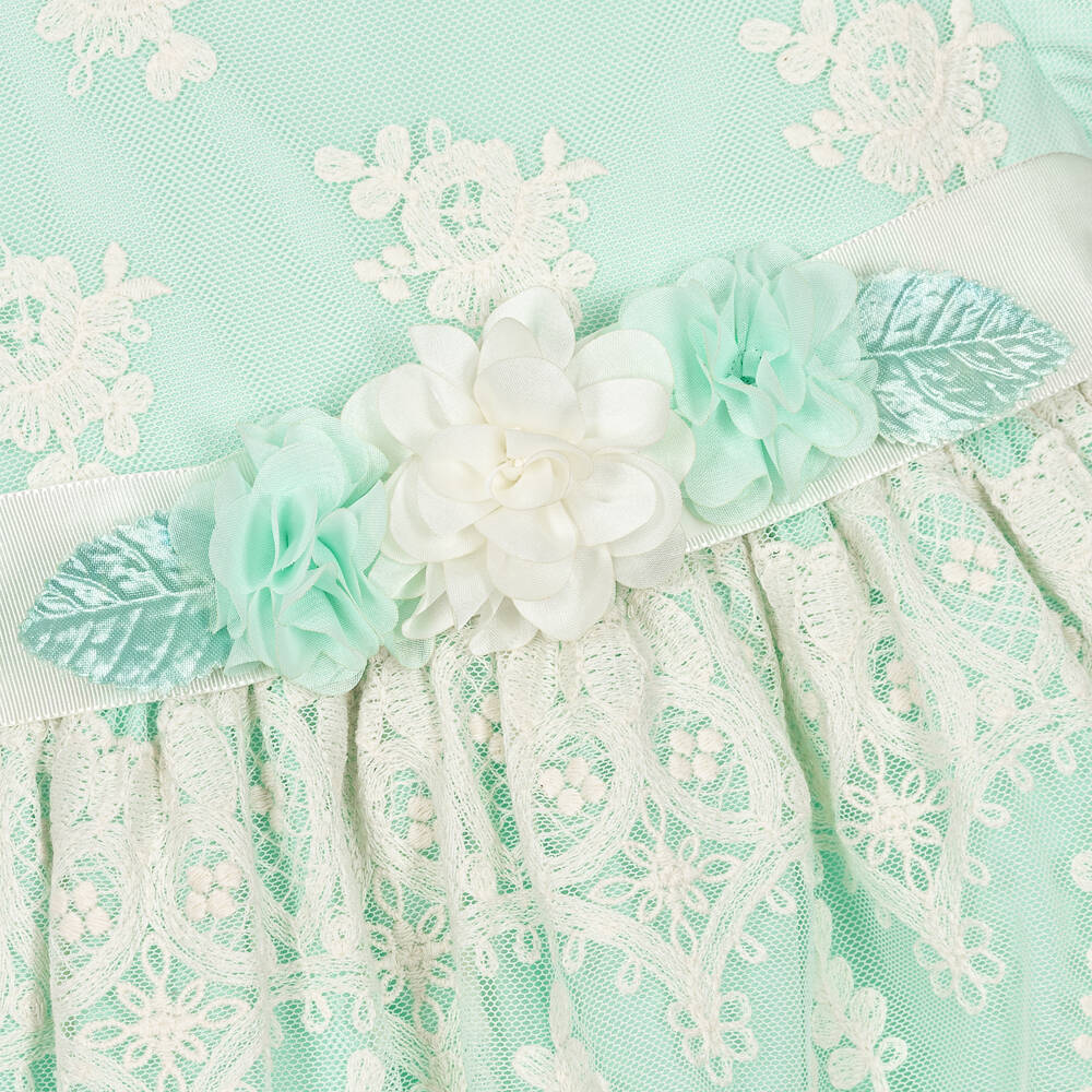 Mint green baby girl dress sale