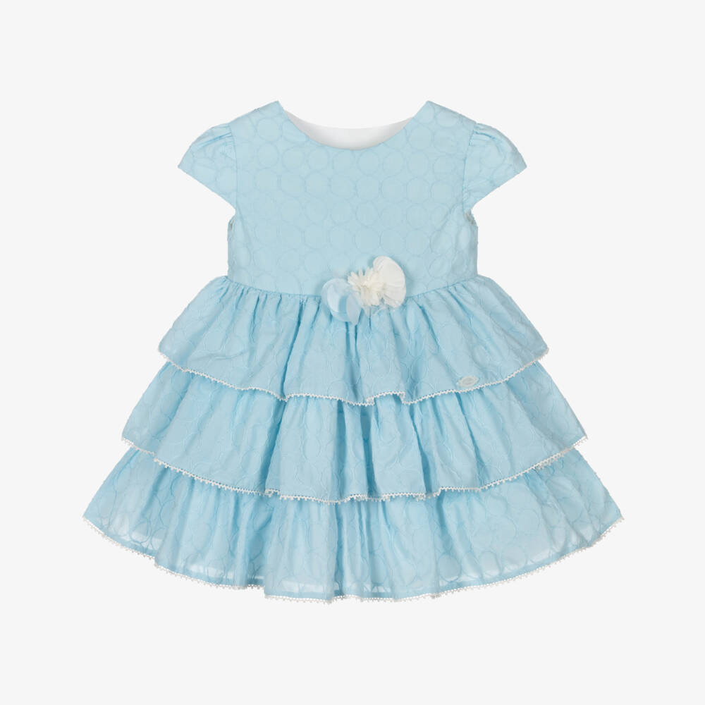 Miranda-Blue Layered Dress | Childrensalon Outlet