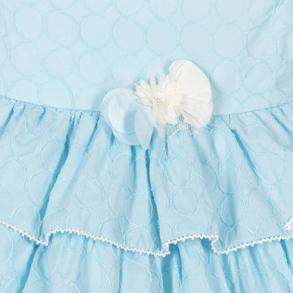 Miranda-Blue Layered Dress | Childrensalon Outlet