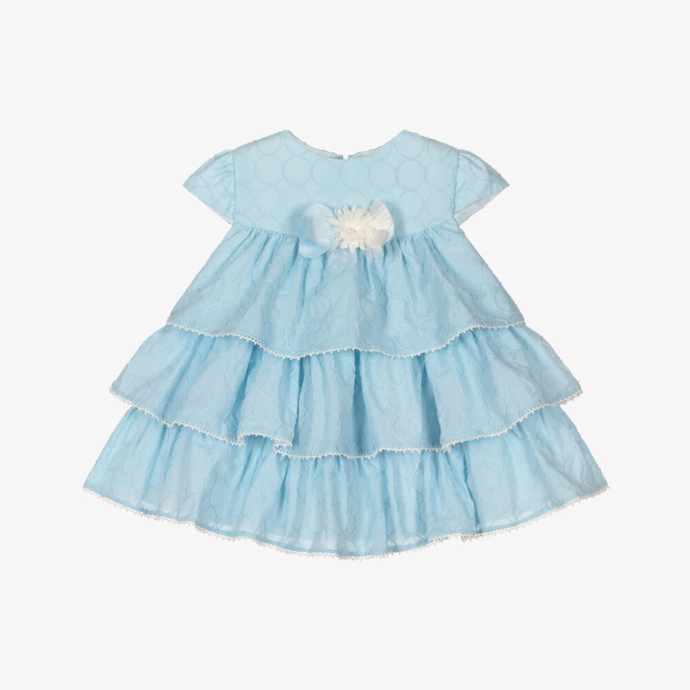 Miranda-Blue Layered Dress | Childrensalon Outlet