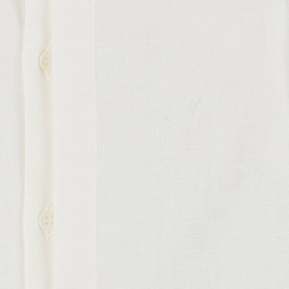 Miranda-طقم شورت كتان وفيسكوز لون بيج وعاجي للأولاد | Childrensalon Outlet