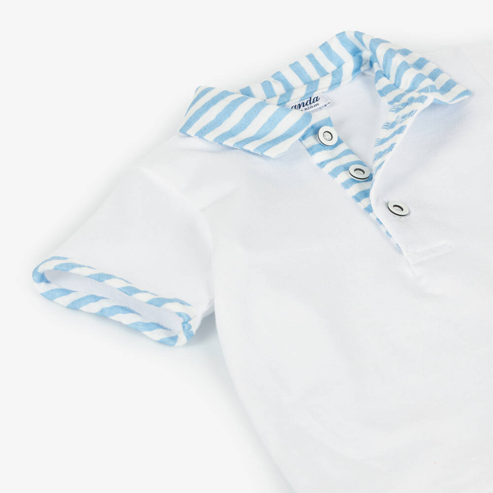 Miranda-Boys Breezy Blue Two-Piece Ensemble | Childrensalon Outlet