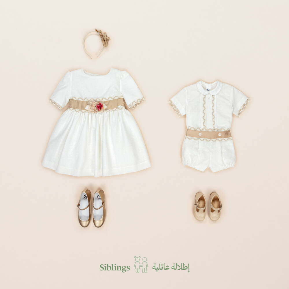Miranda-Boys Classic Ivory Summer Ensemble | Childrensalon Outlet