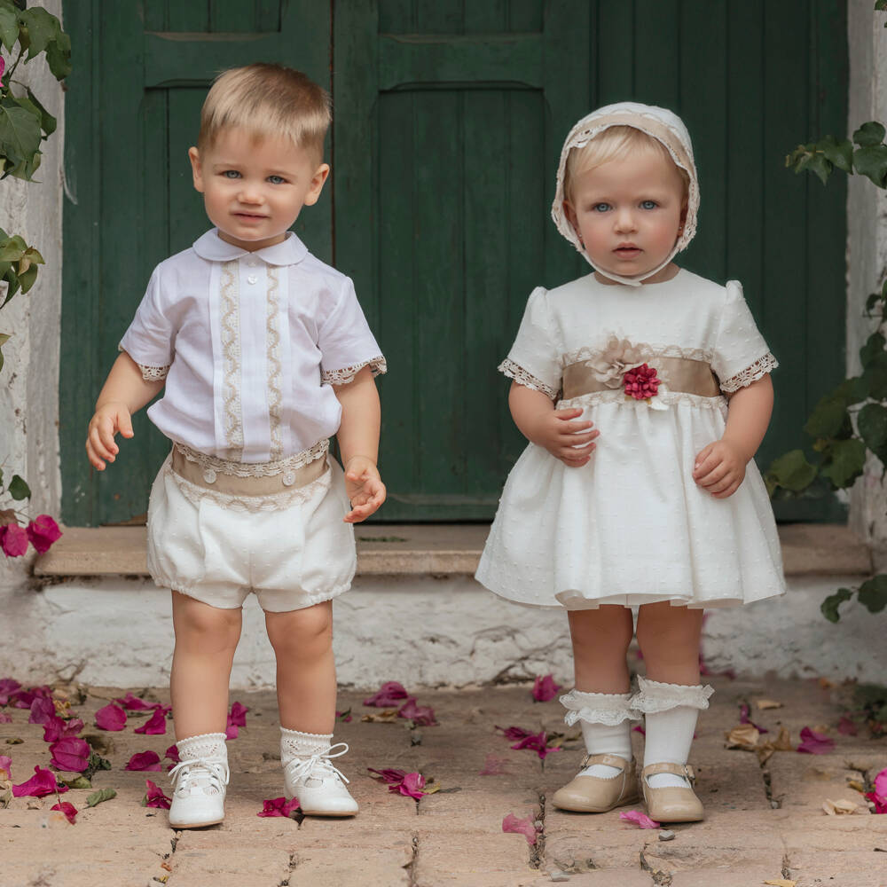 Miranda-Boys Classic Ivory Summer Ensemble | Childrensalon Outlet