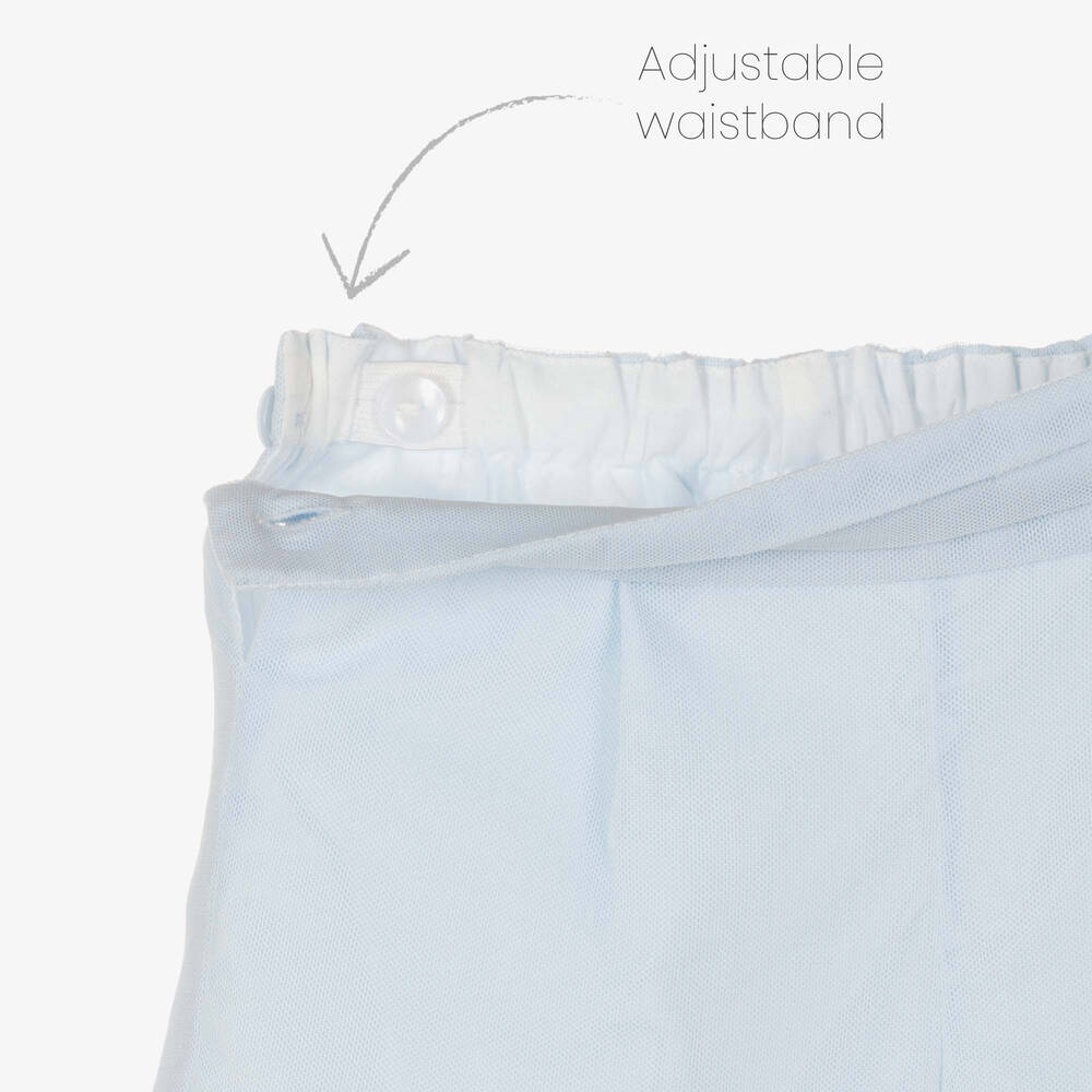 Miranda-Кремовая рубашка и голубые шорты | Childrensalon Outlet