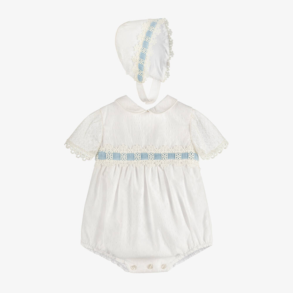 Miranda-Boys Ivory Tulle Romper Ensemble | Childrensalon Outlet
