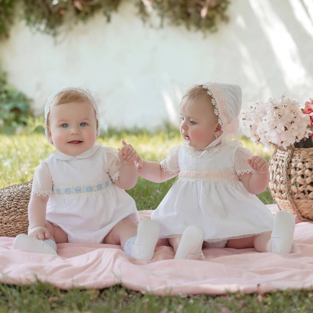 Miranda-Boys Ivory Tulle Romper Ensemble | Childrensalon Outlet