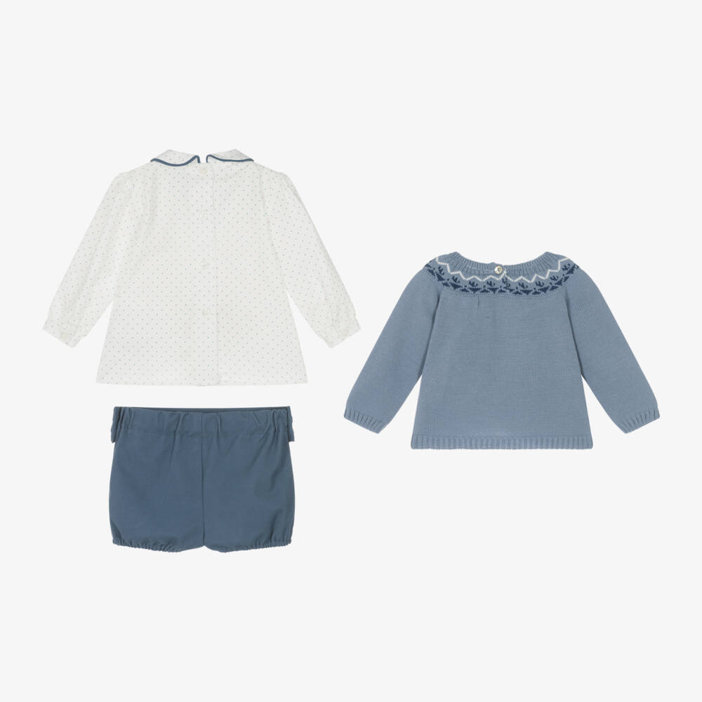 Miranda-Boys Powder Blue Ensemble | Childrensalon Outlet