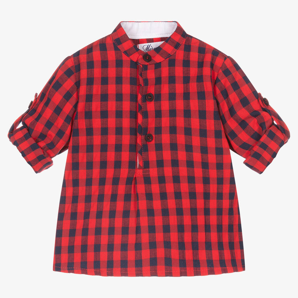 Miranda-Boys Red & Blue Shorts Set | Childrensalon Outlet