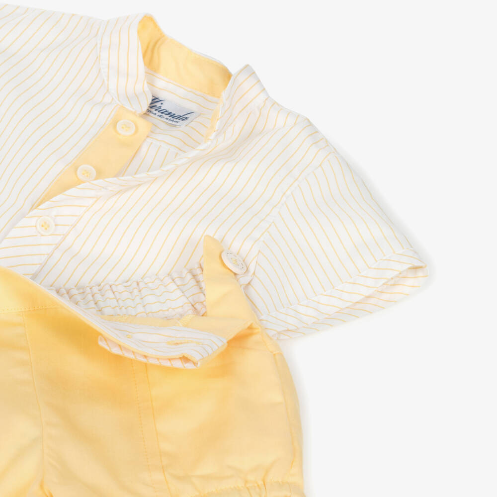 Miranda-Boys Sunlit Striped Shirt & Shorts | Childrensalon Outlet