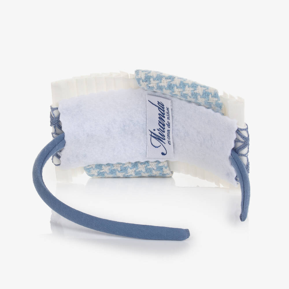 Miranda-Кремово-голубой ободок для девочек | Childrensalon Outlet