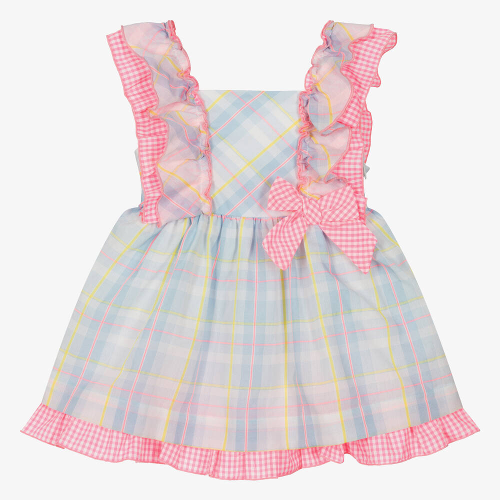 Pink and blue girls dress sale