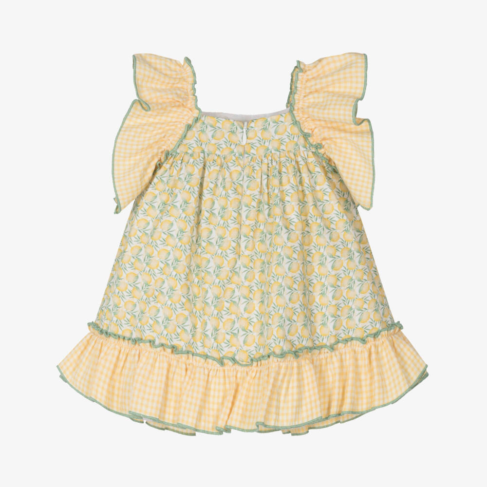 Miranda-Girls' Citrus Delight Ruffle Dress | Childrensalon Outlet