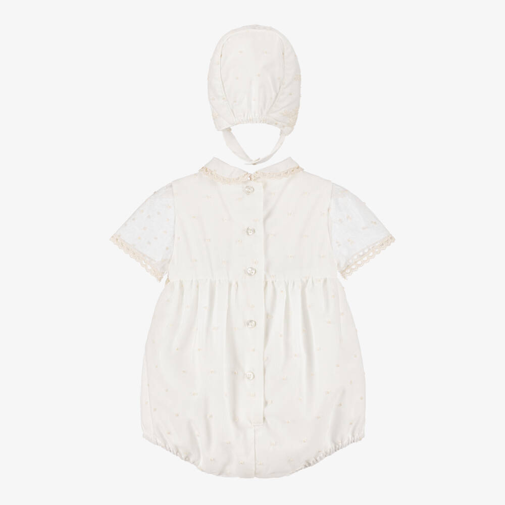 Miranda-Girls Delicate Ivory Lace Ensemble | Childrensalon Outlet