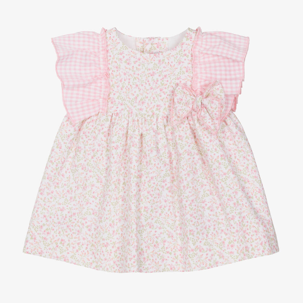 Miranda-Girls Delicate Pink Blossom Dress | Childrensalon Outlet