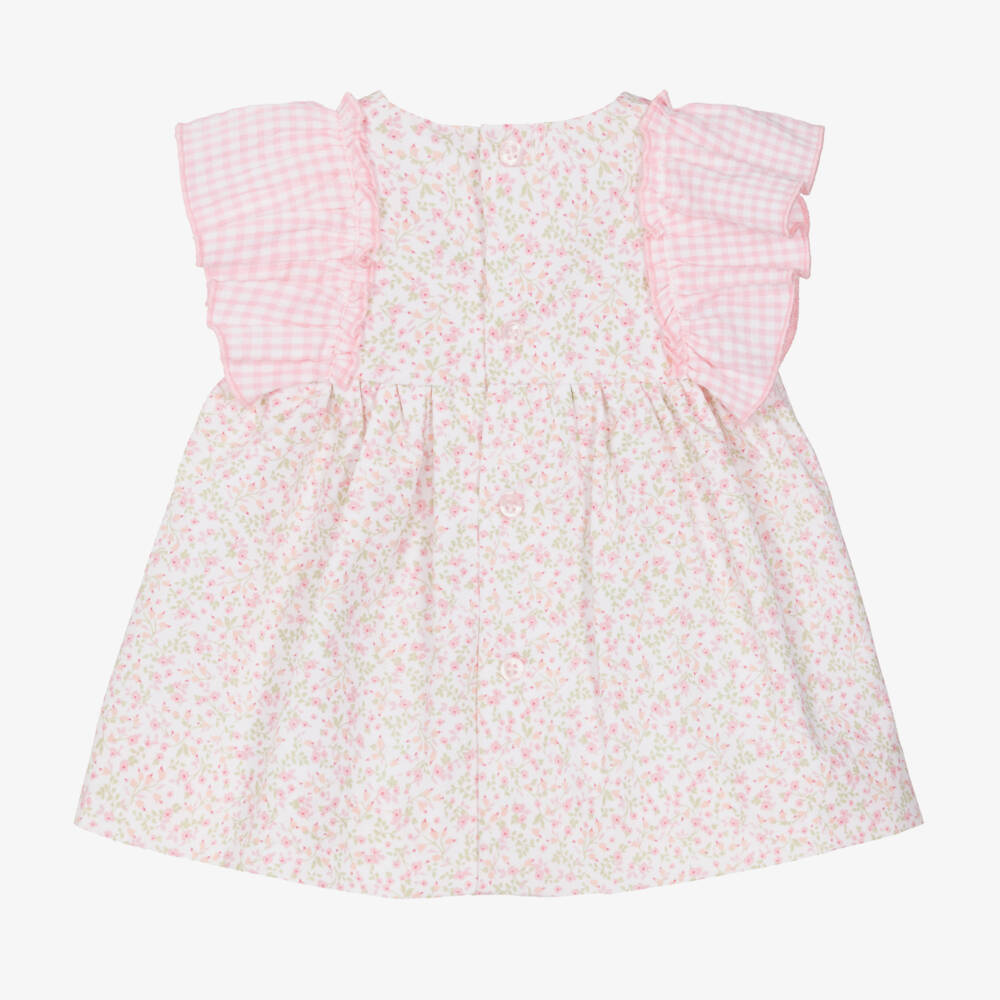 Miranda-Girls Delicate Pink Blossom Dress | Childrensalon Outlet